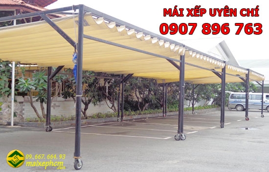 Mái hiên xếp di động quận 10